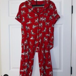 kate spade Pajama Set with Dog Pattern
